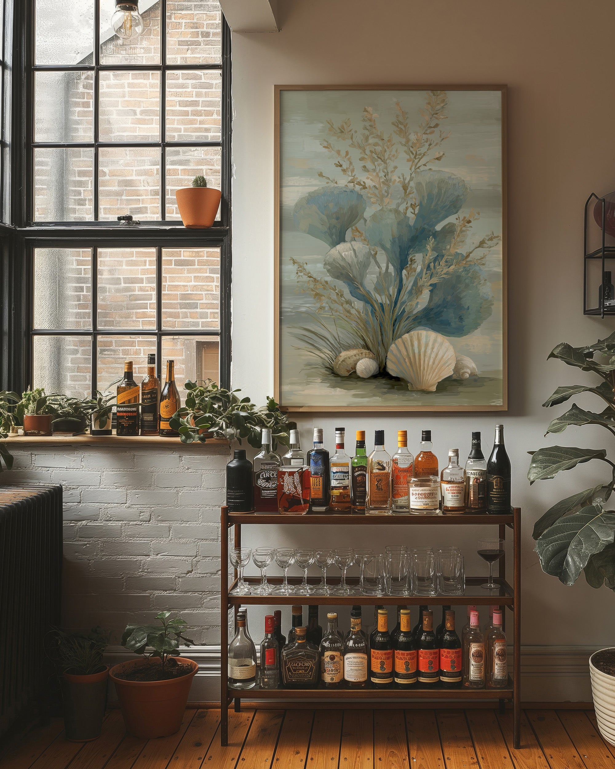 Coastal Memories In Soft Blue