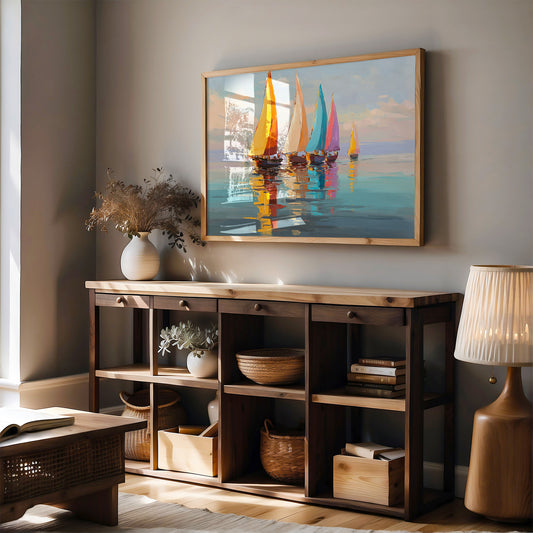 Sails Dance On Tranquil Waters