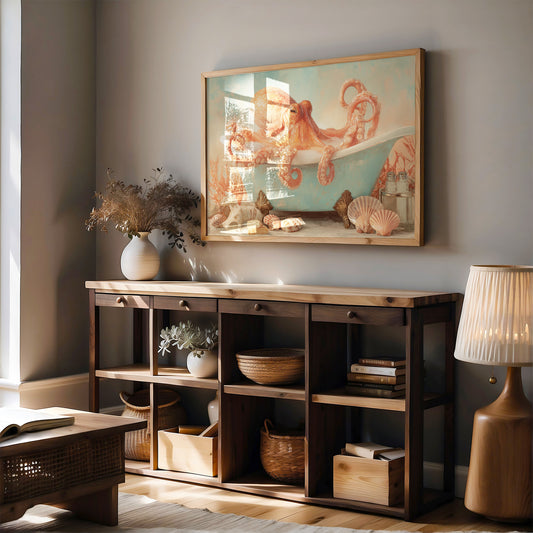 Tentacles Drift In Coral Daydream