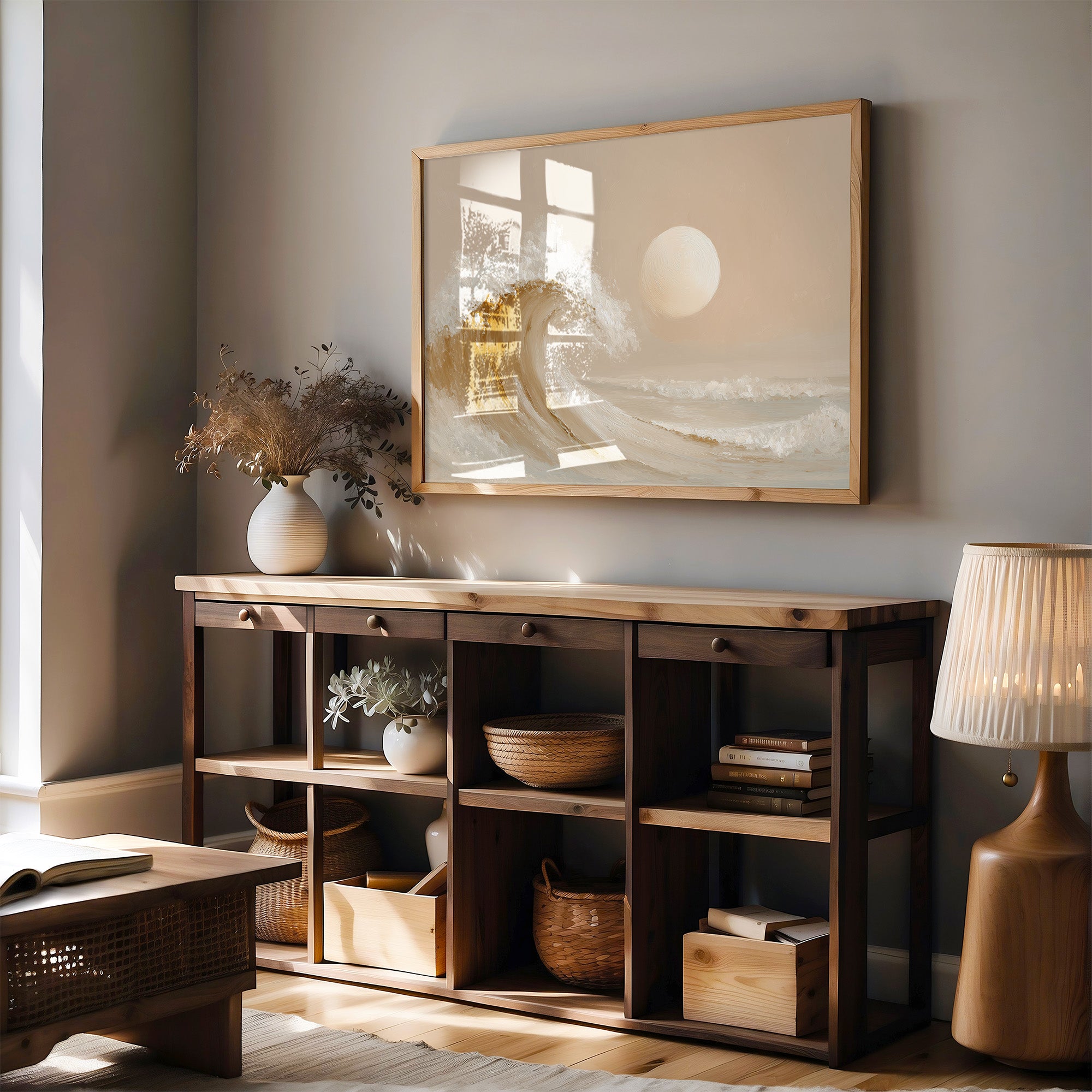 Honey Waves Curl Into Morning