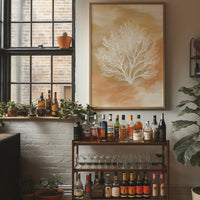 Ivory Branches On Golden Canvas