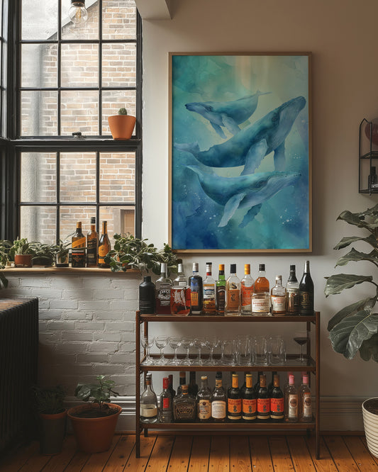 Ocean Giants Dance In Teal