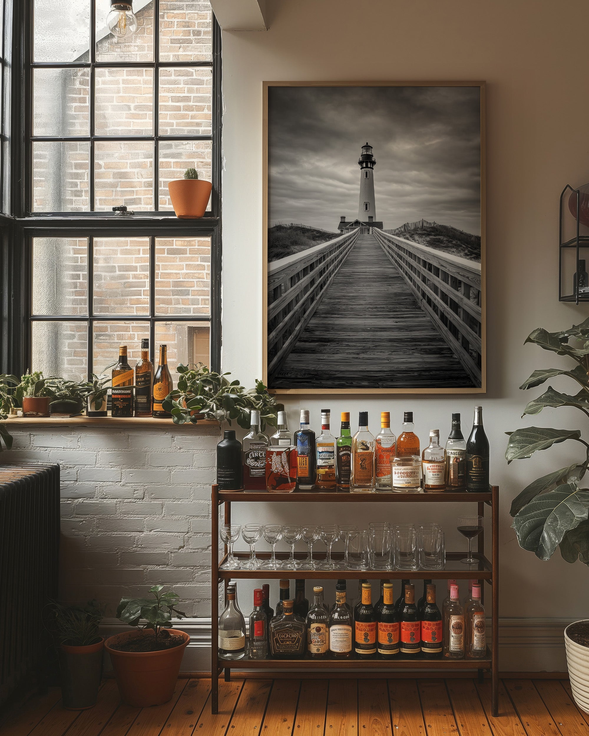 Boardwalk Journey To Coastal Tower