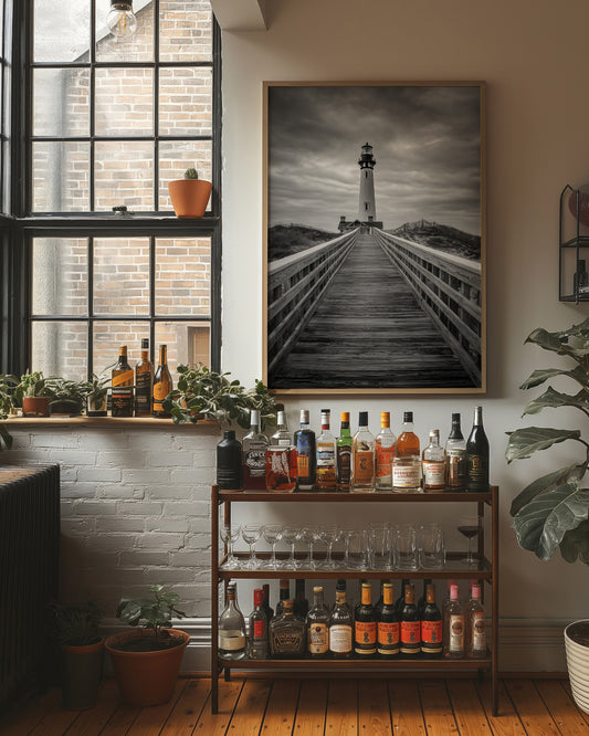 Boardwalk Journey To Coastal Tower