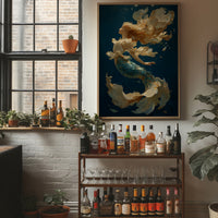 Seafoam Dances Through Teal Depths