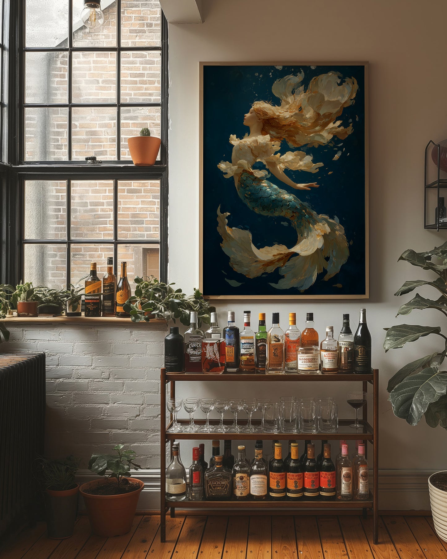 Seafoam Dances Through Teal Depths