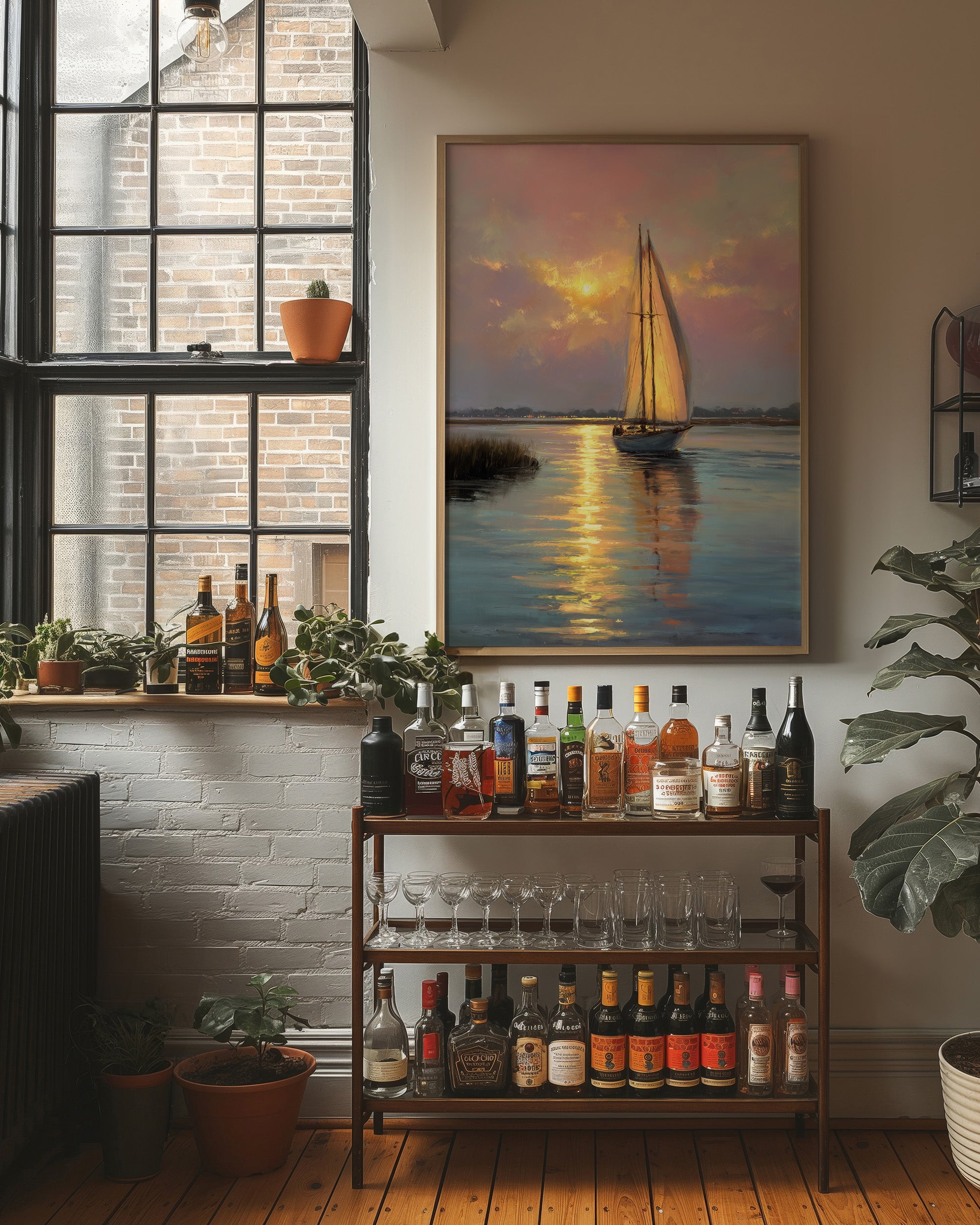 Sails Catch The Golden Hour