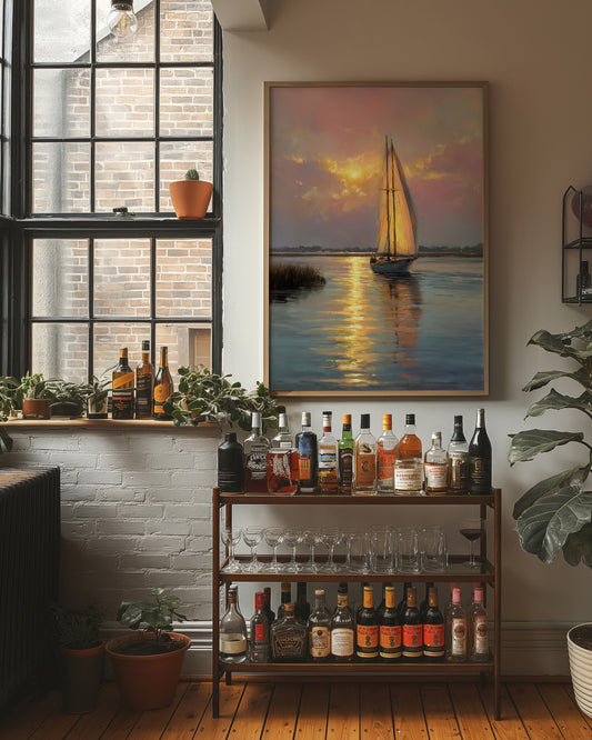 Sails Catch The Golden Hour