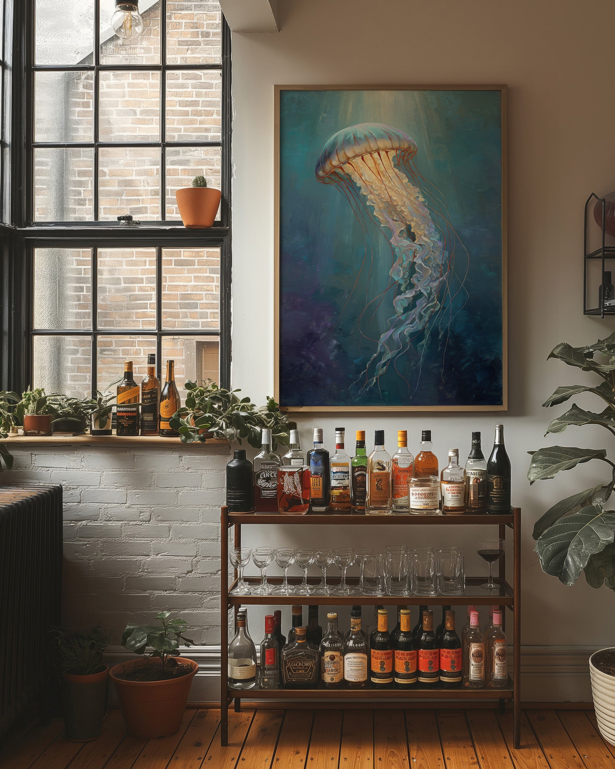 Luminous Dancer Of Ocean Depths