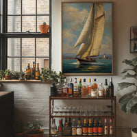 Sails Catch Afternoon's Golden Promise