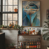 Azure Vessel Awaits The Tide