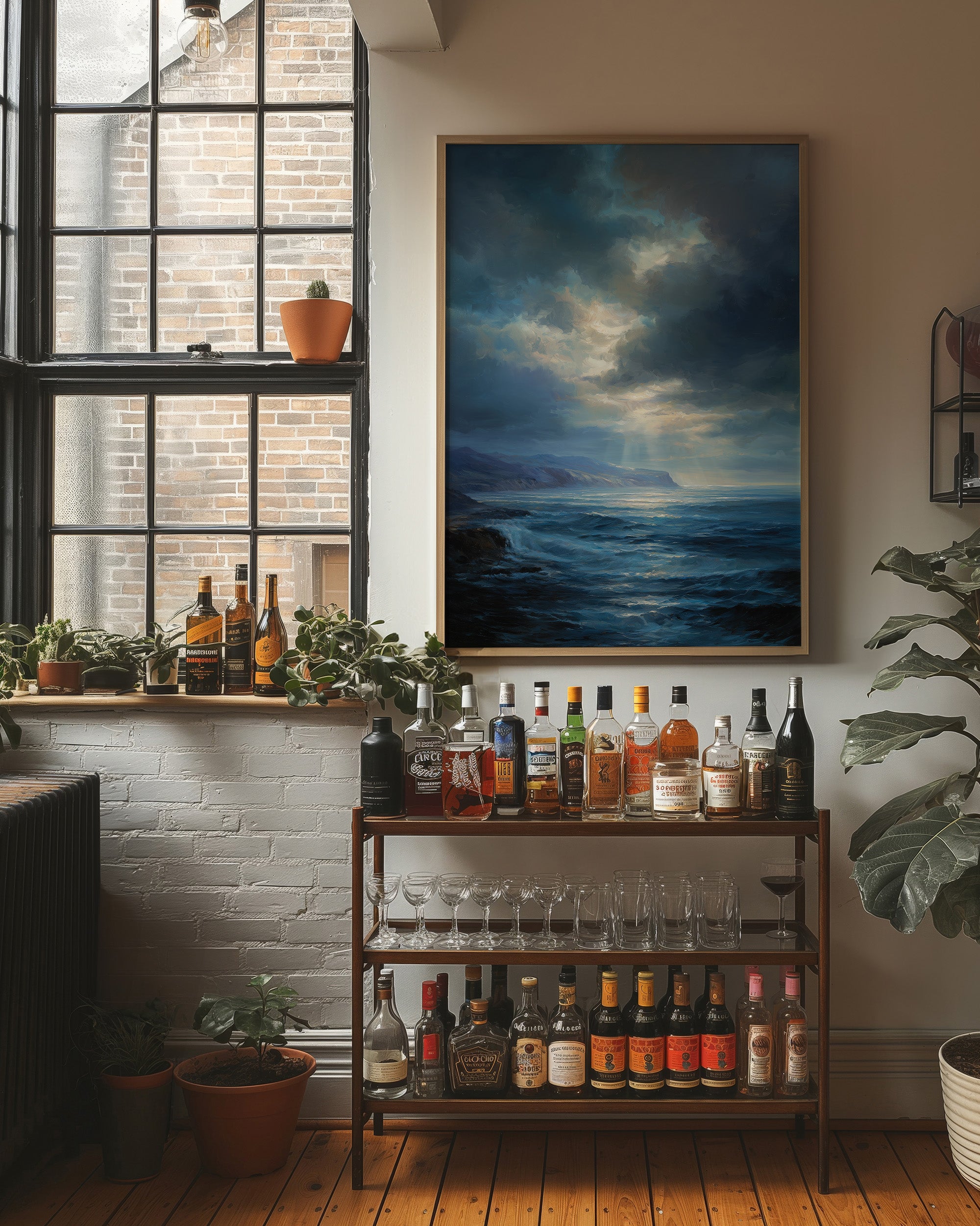 Coastal Rays Break Through Storms