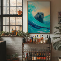 Ocean Soul Peers Through Waves