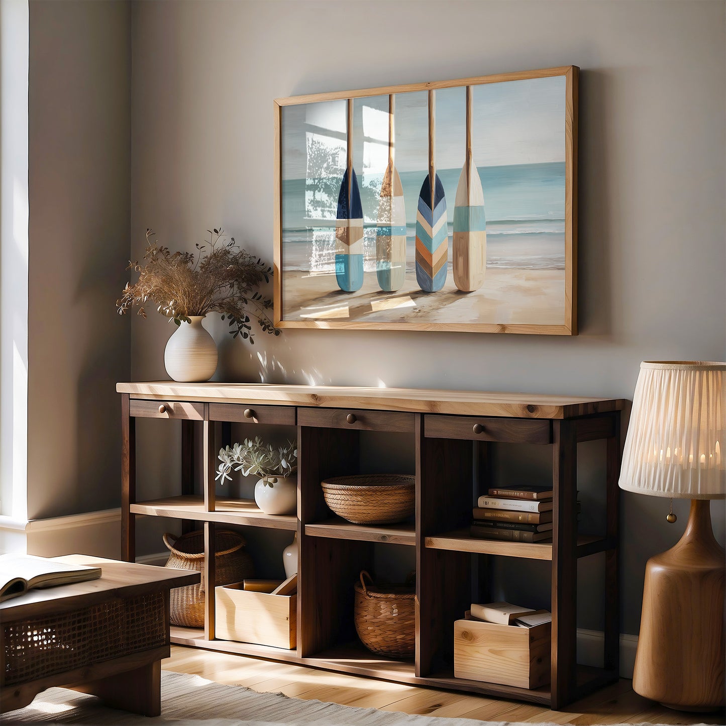 Oars Rest On Summer Shores