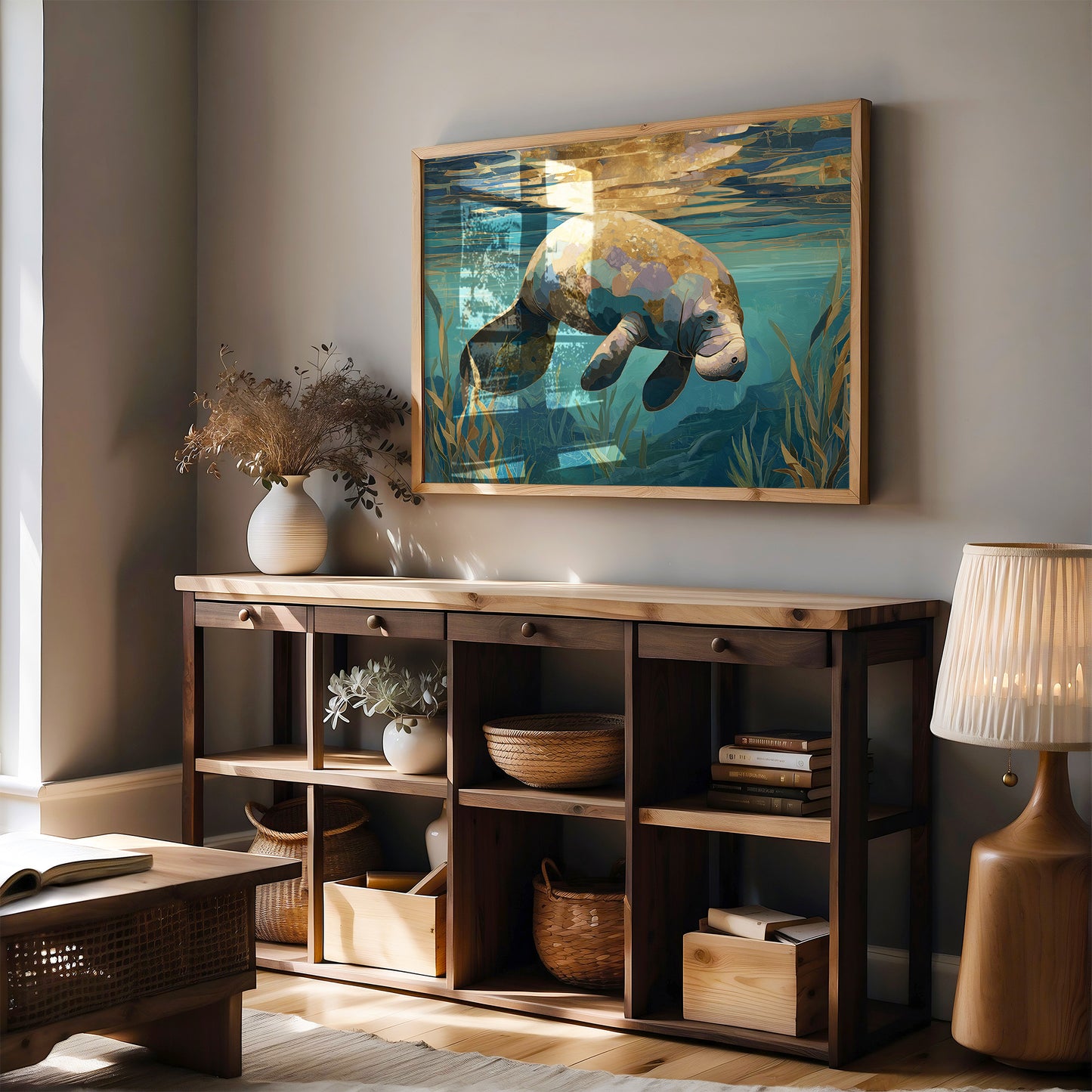 Gentle Giant In Turquoise Waters