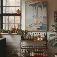 Seagulls Gather At Seaside Pavilion