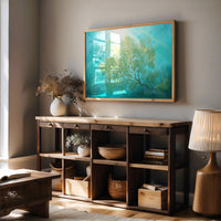 Sunbeams Illuminate Coral Branches