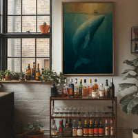 Gentle Giants Below Tiny Ships