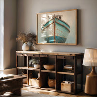 Weathered Vessel Awaits The Tide