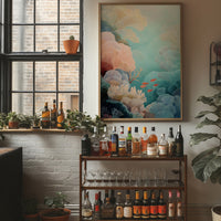 Coral Gardens Dance In Aqua