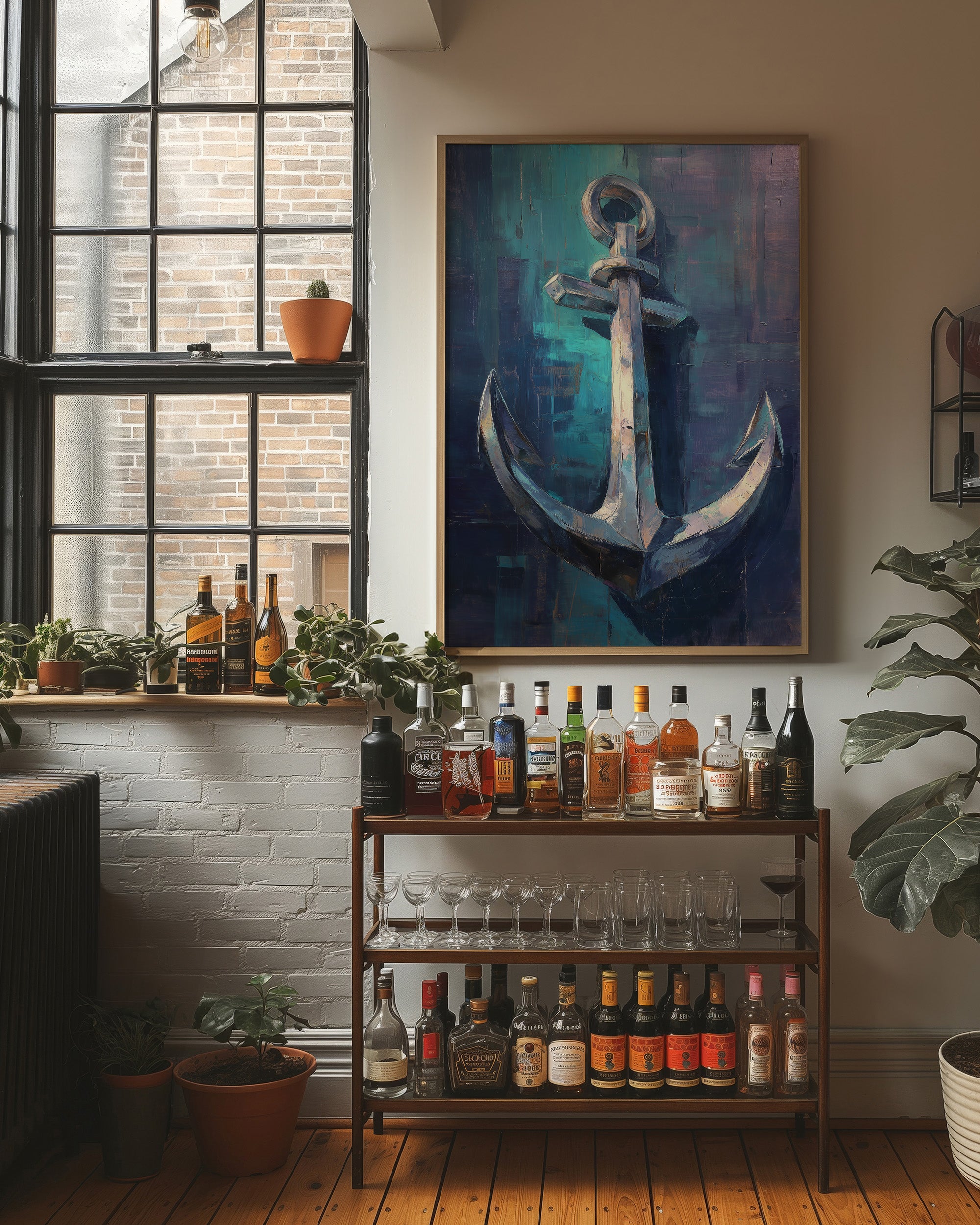 Teal Depths Hold Steady Resolve