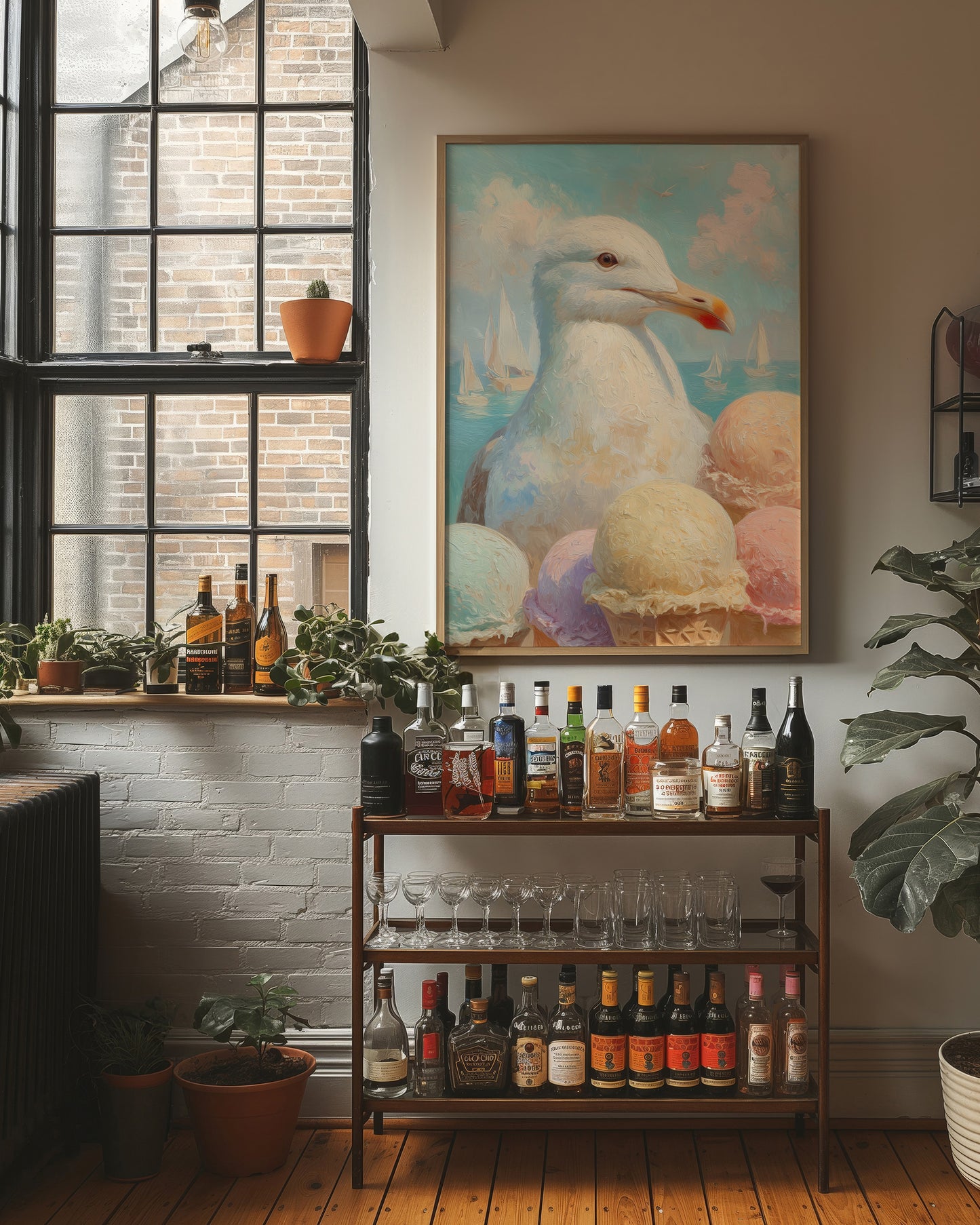 Coastal Gull Awaits Ocean Voyage