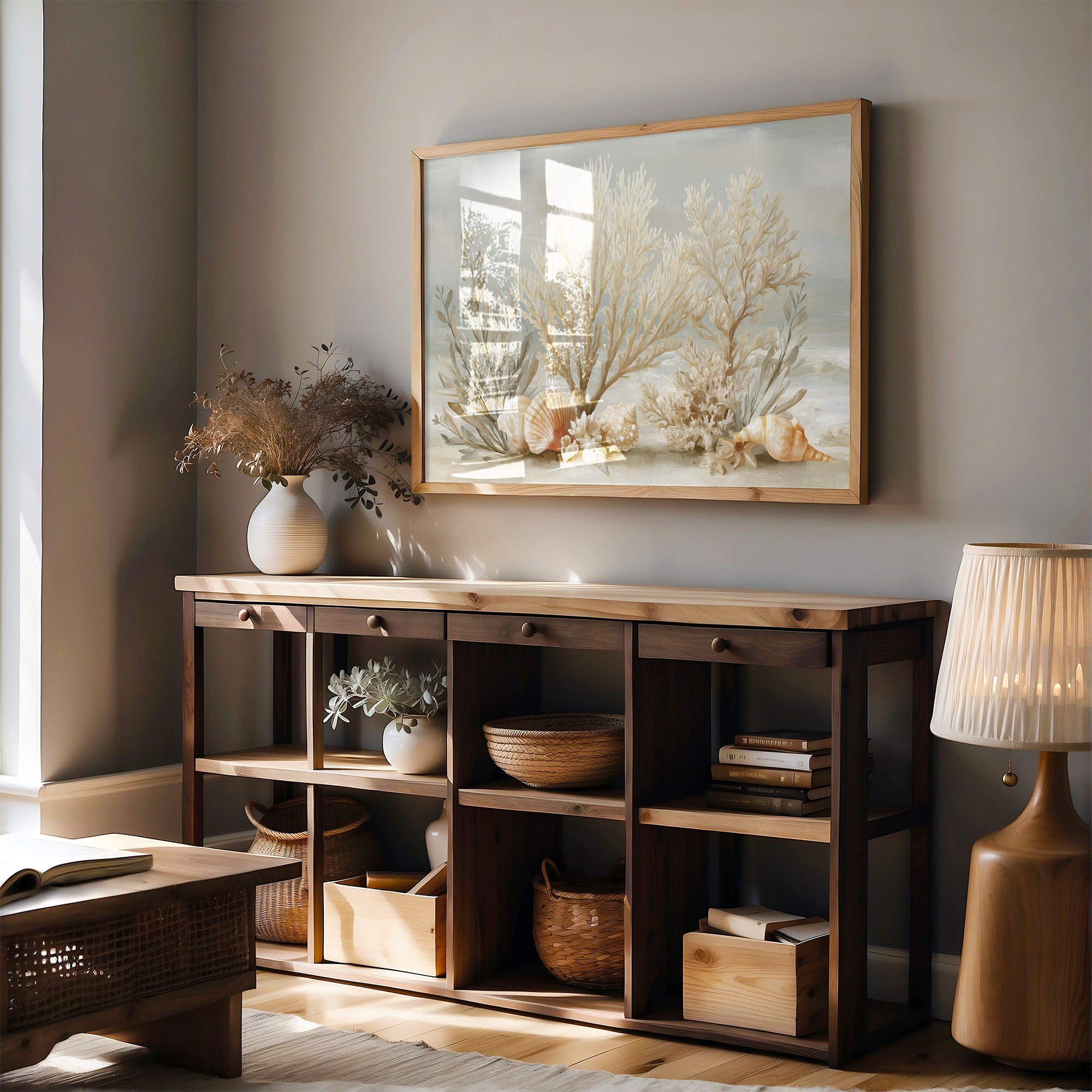 Coral Symphony In Pale Sunlight