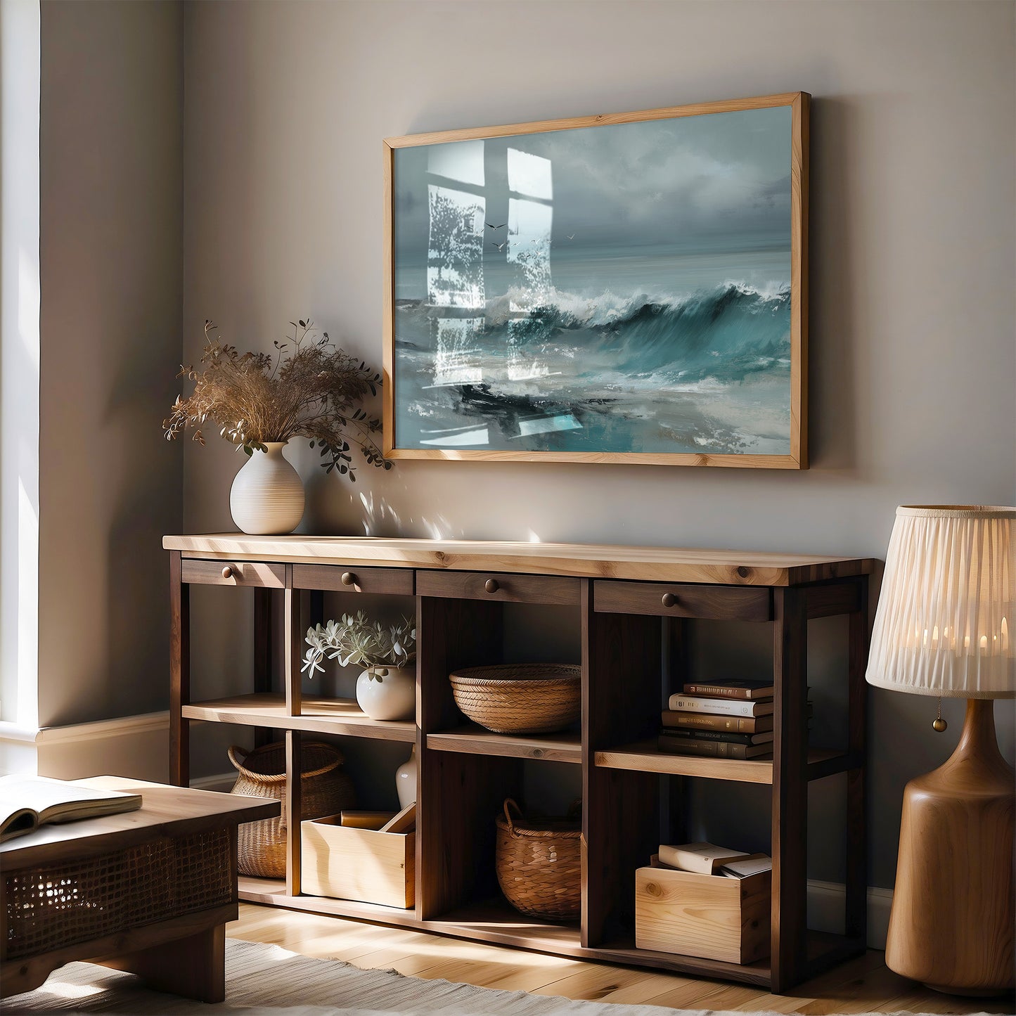 Teal Waves Call Ancient Mariners