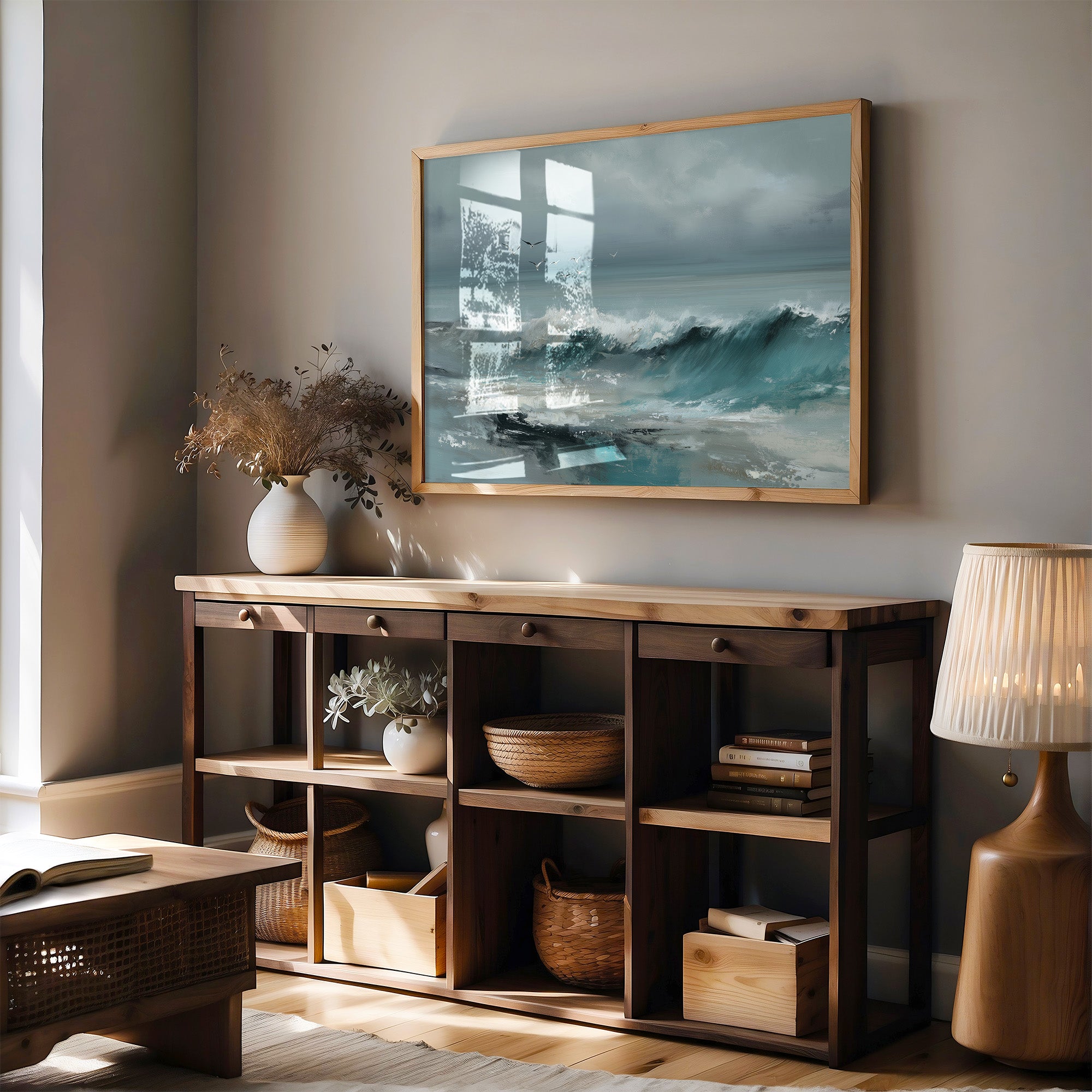 Teal Waves Call Ancient Mariners