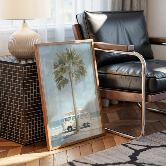 Coastal Wanderer Awaits Tide Change