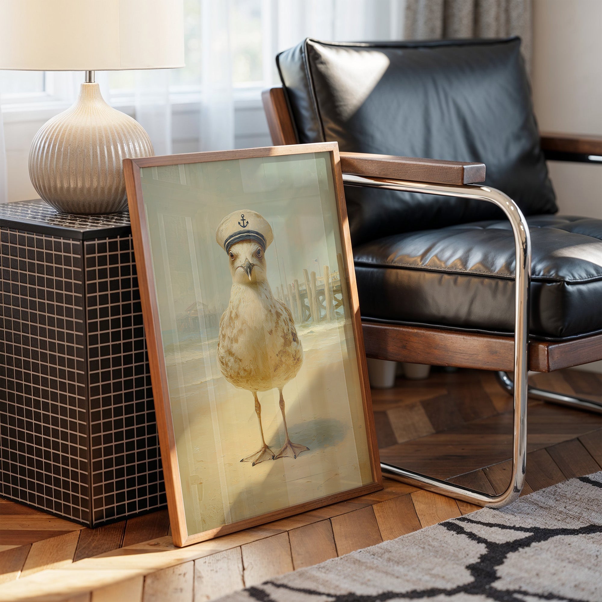 Harbor Guardian Awaits Twilight Tide