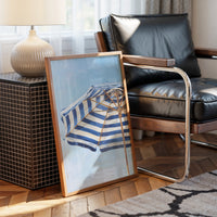 Azure Stripes Shelter Mediterranean Dreams