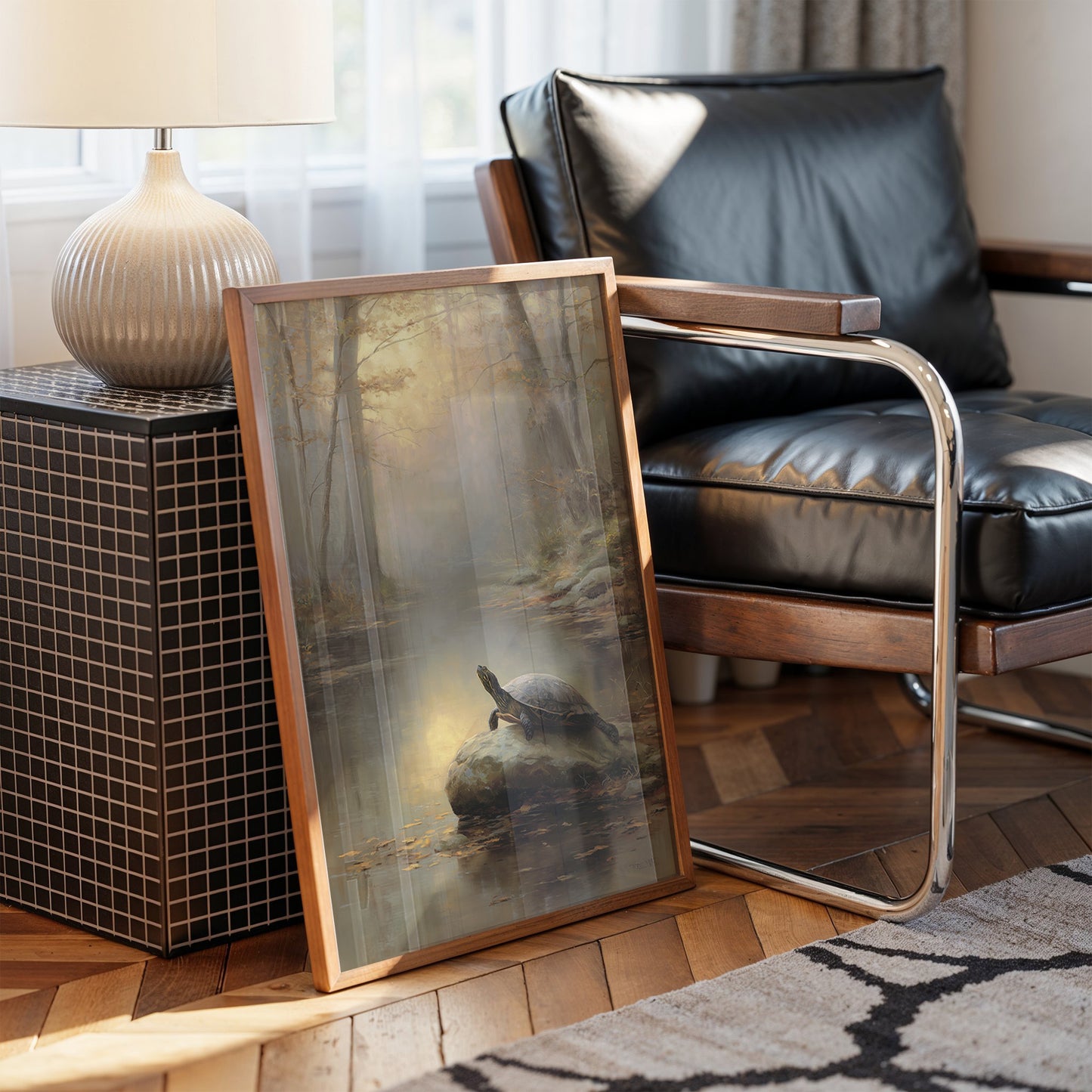 Solitude Bathes in Golden Mist