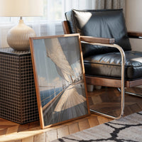 Horizon Whispers Through Canvas Sails