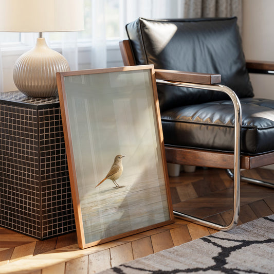 Solitary Songbird On Muted Horizon