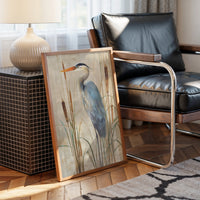 Wetland Guardian Among Cattails