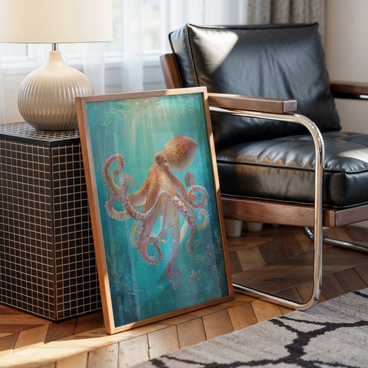 Cerulean Embrace of Eight Arms