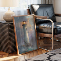 Illuminated Guardian Against Twilight Storm