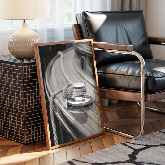 Nautical Whispers in Monochrome