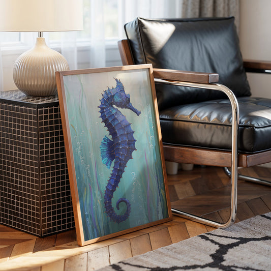 Indigo Guardian of Aquatic Secrets