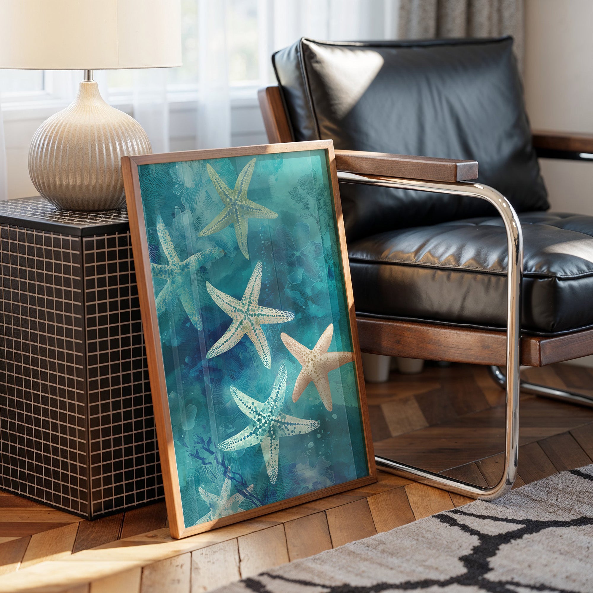 Celestial Navigators in Azure Depths