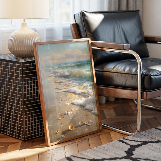 Shoreline Whispers Beneath Azure Skies