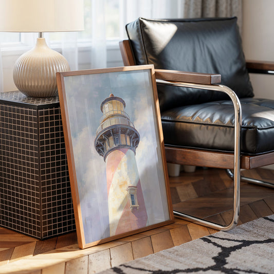 Coastal Guardian's Pastel Embrace