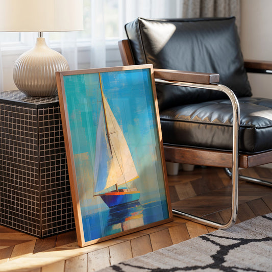 Golden Sails Chase Azure Horizons