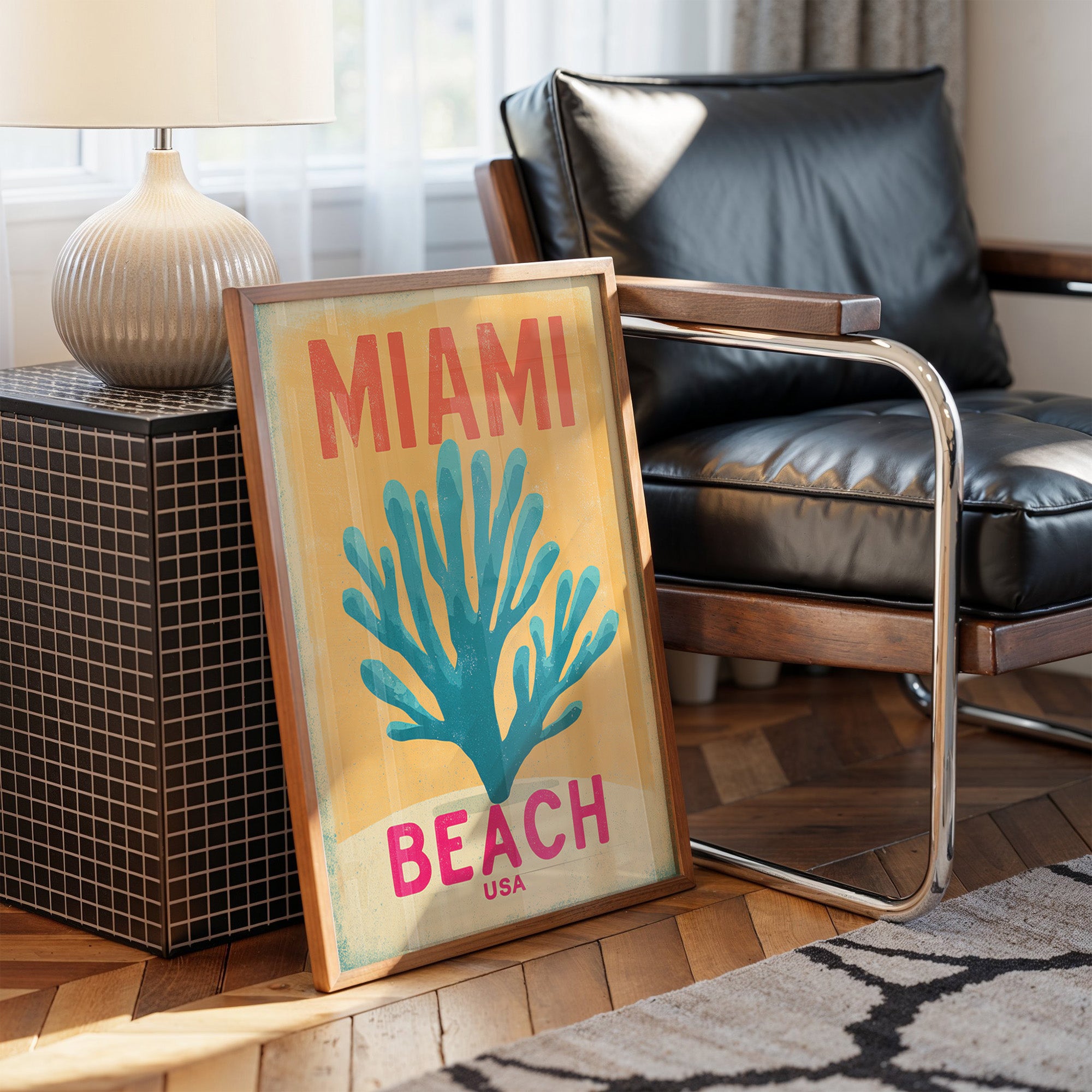 Coastal Nostalgia Rests Against Gallery White