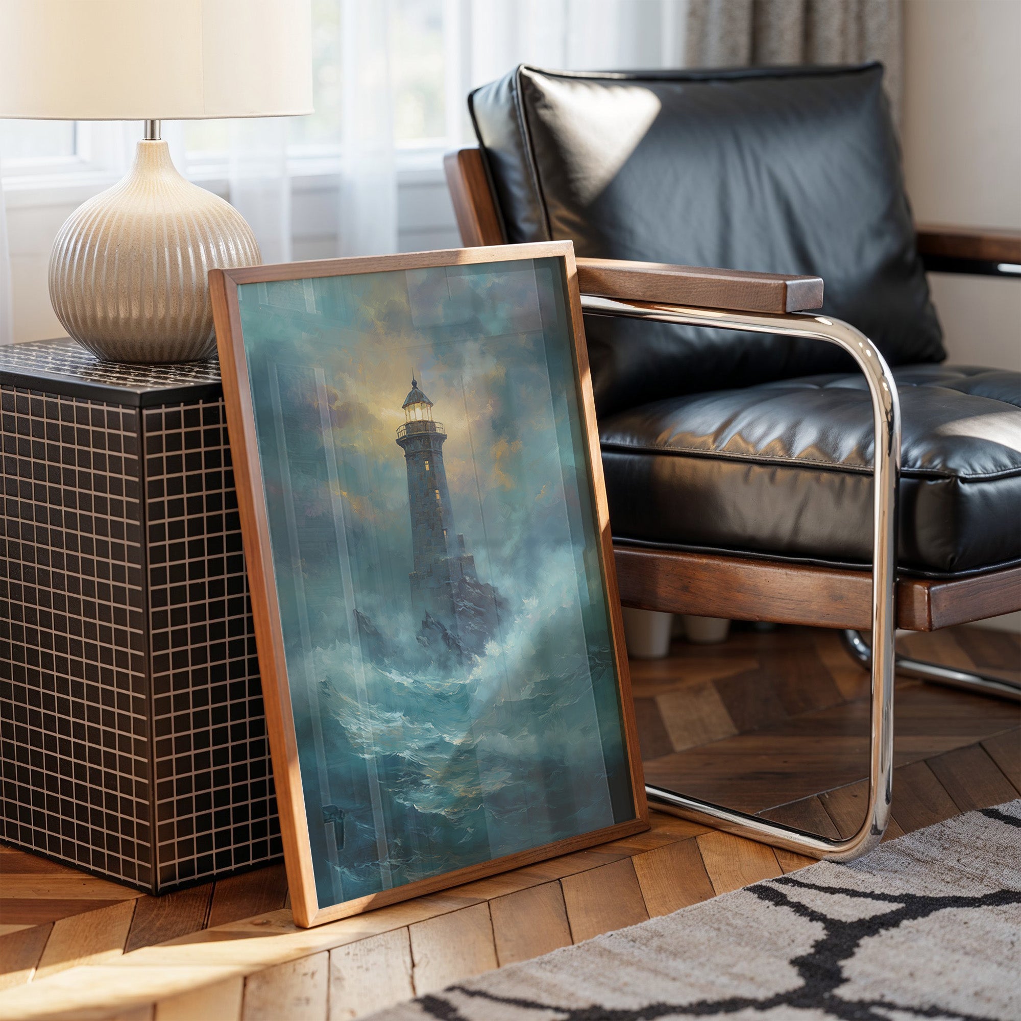 Solitary Beacon Breaks Tempest's Fury