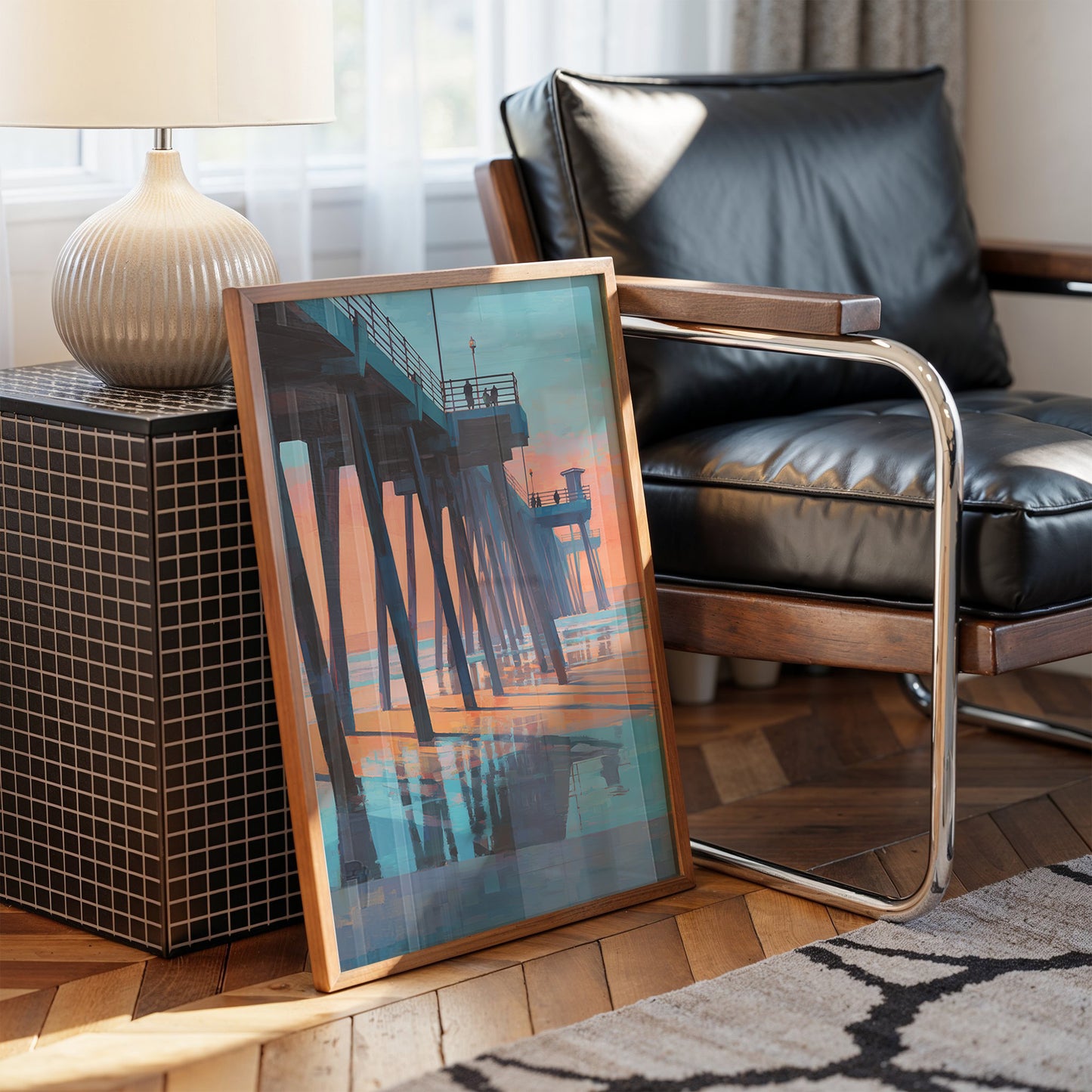 Twilight Whispers Beneath The Pier