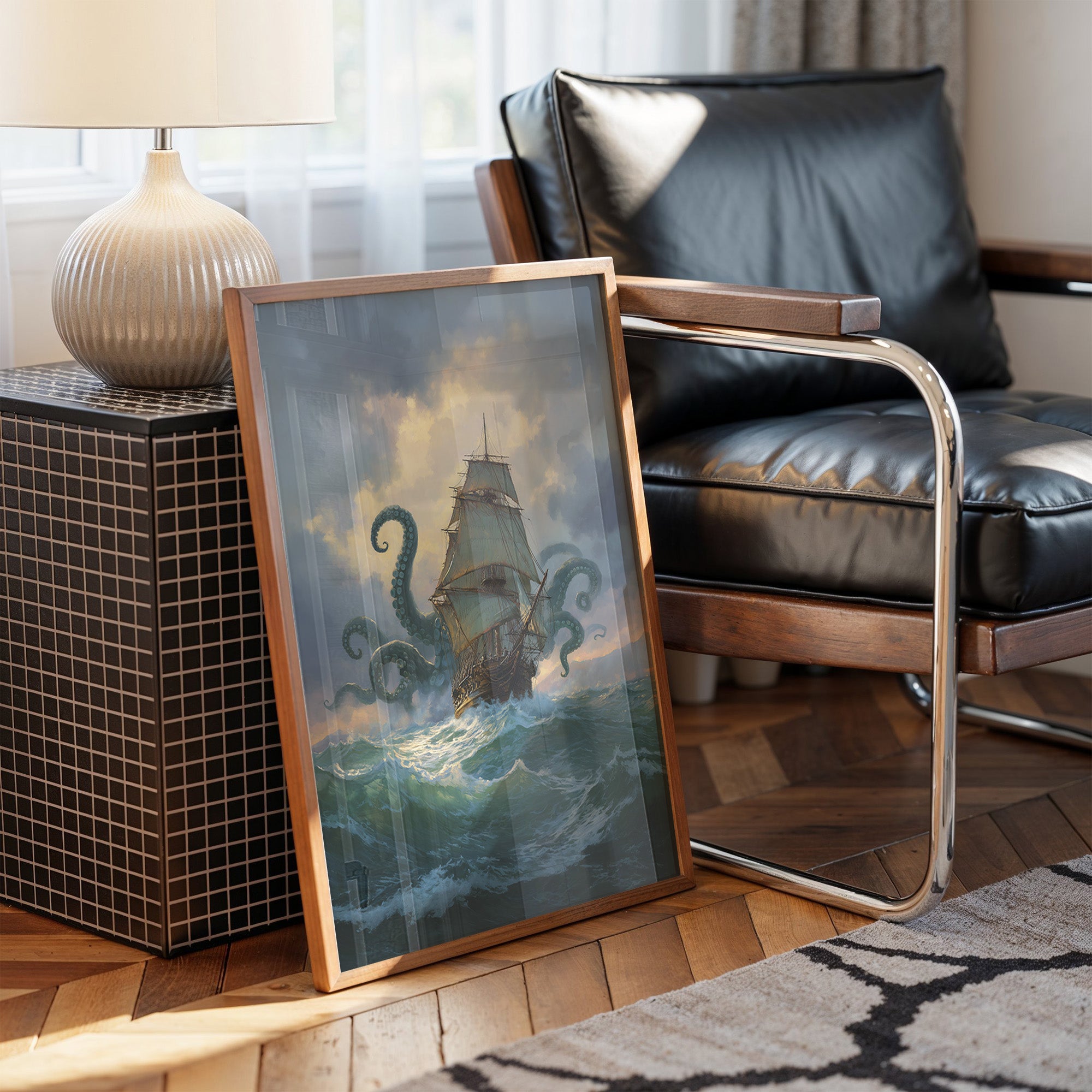 Tentacles Embrace Seafarer's Journey