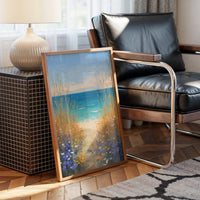 Shoreline Whispers Through Golden Reeds