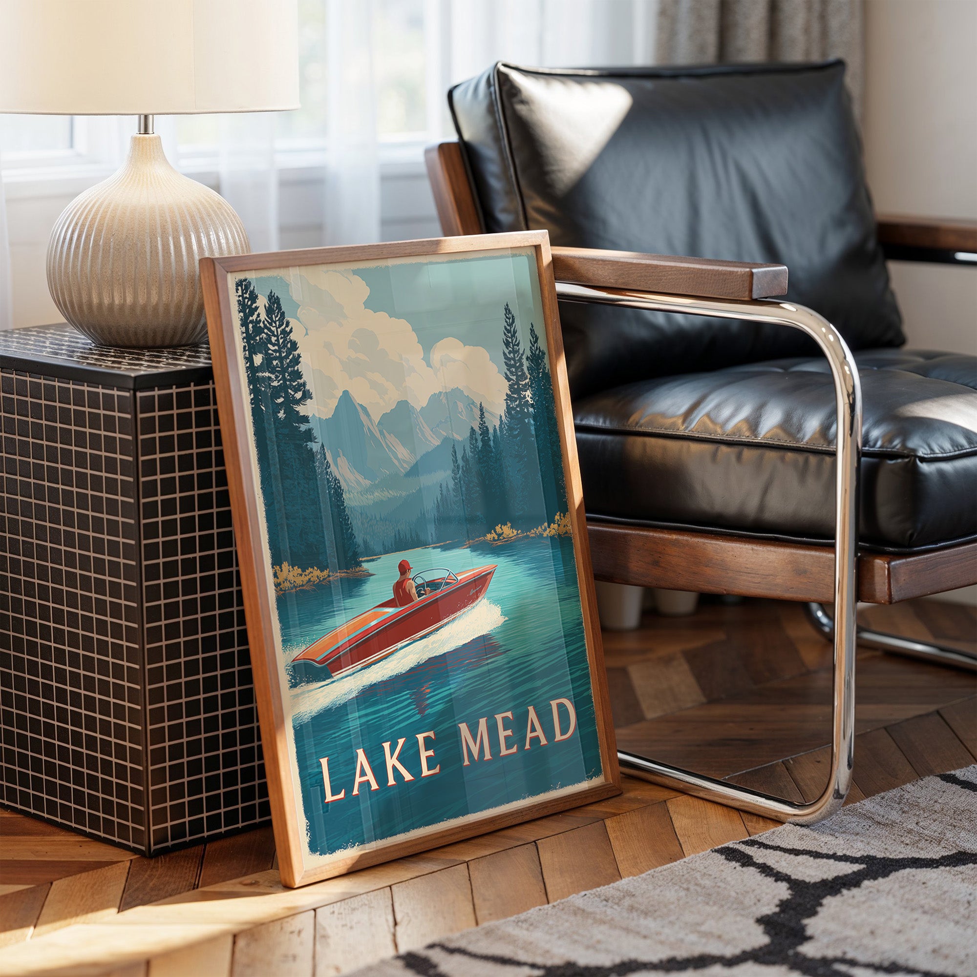 Vintage Voyager Cuts Turquoise Glass